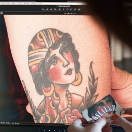 Rocco’s Tattoo auf Vöslauer Sondereditionsflaschen